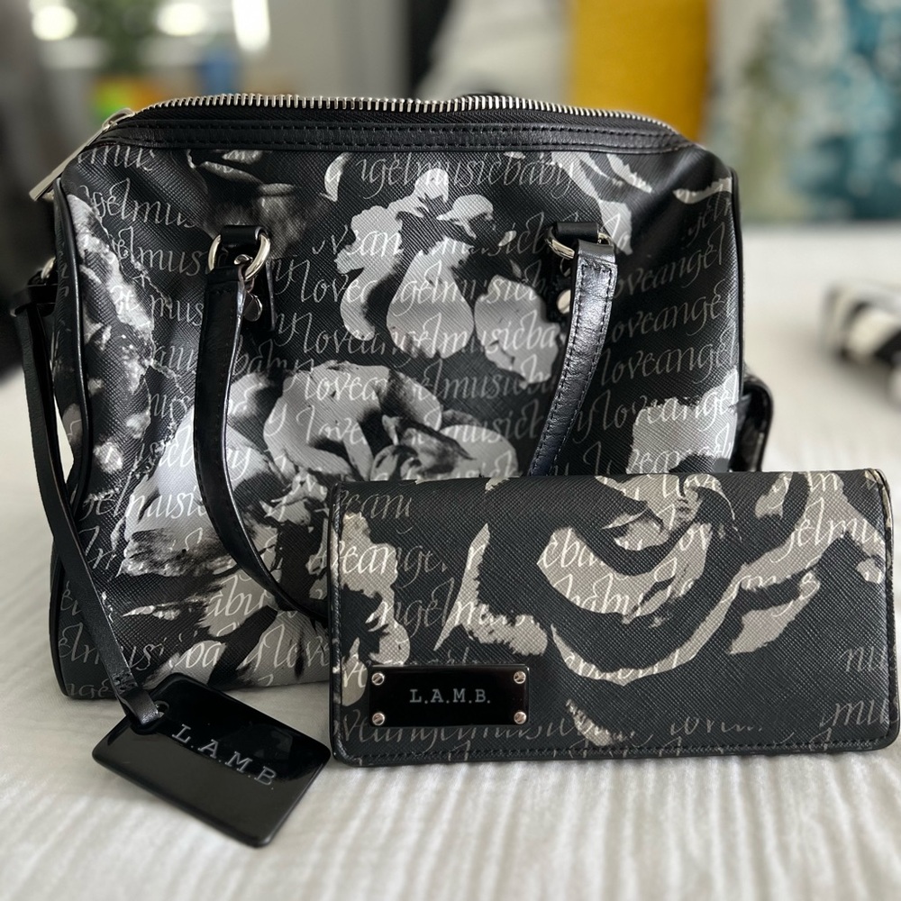 L.A.M.B. Bag and Wallet Set
